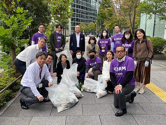 Participation in cleanup day based on Living Environment Ordinance