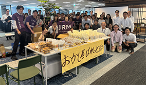 福祉施設の手作り菓子の販売